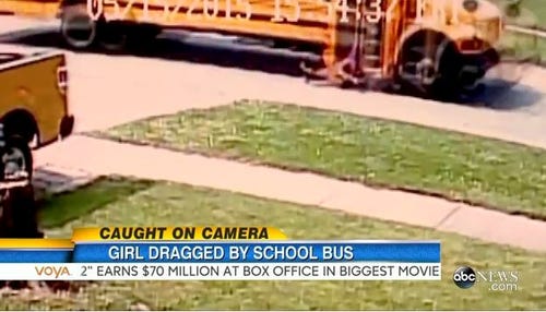Video Elementary School Girl Dragged By School Bus 13newsnow Com