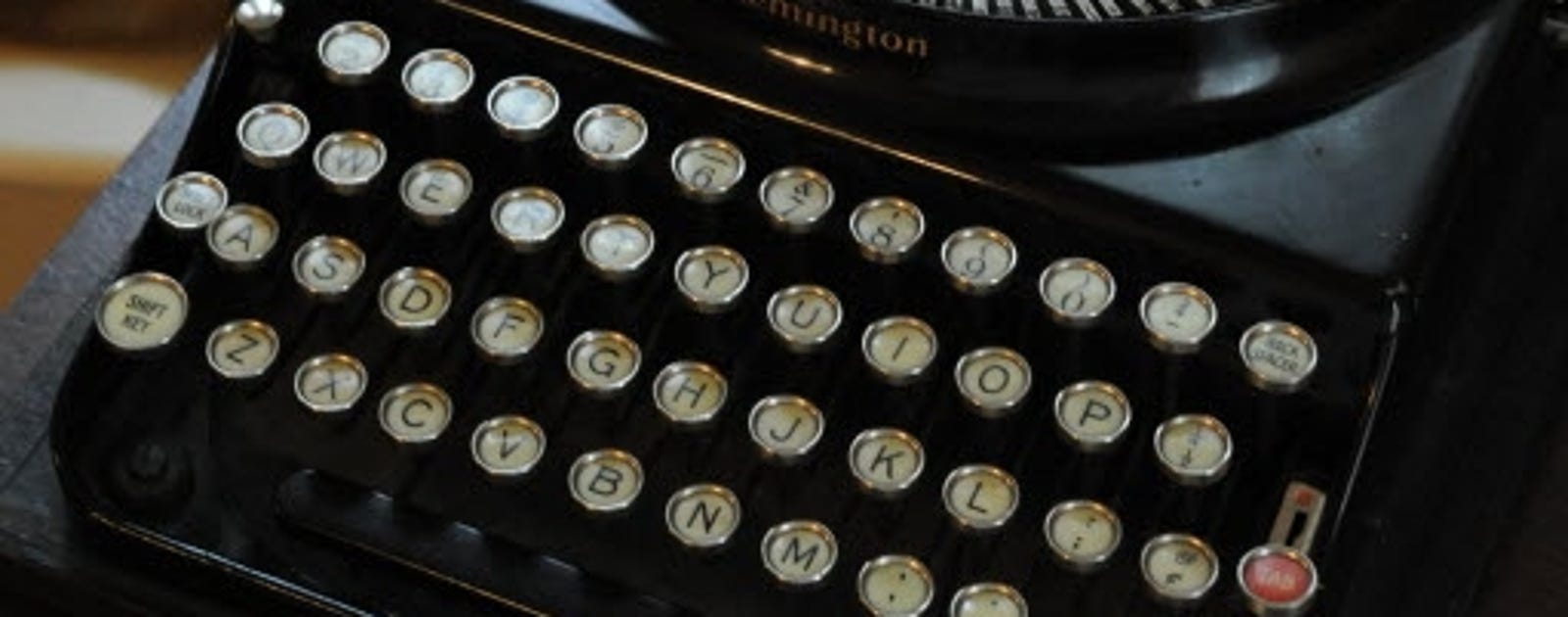 Why use a computer when you can use a typewriter?