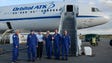 Members of the Orbital/ATK L-1011 flight crew pose