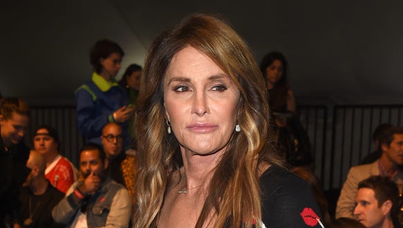 Caitlyn Jenner at a Moschino show on June 10, 2016