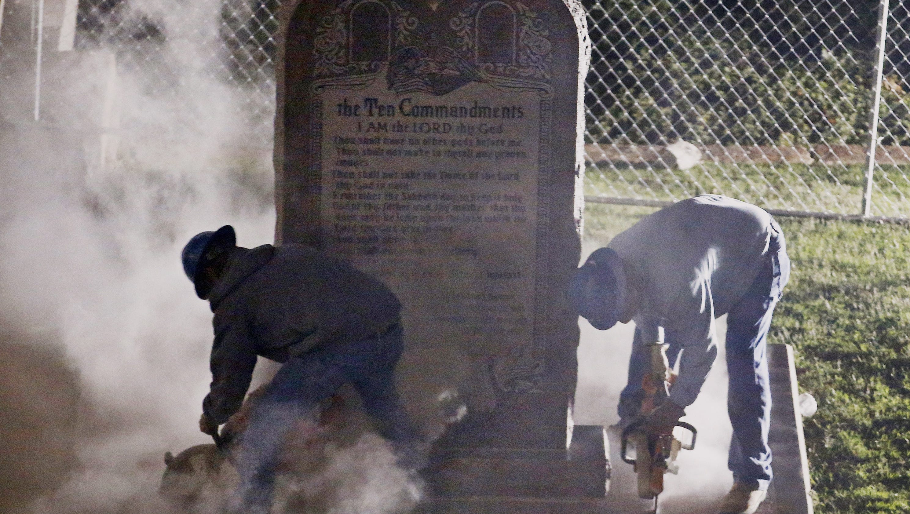 10 Commandments removed from Okla. Capitol
