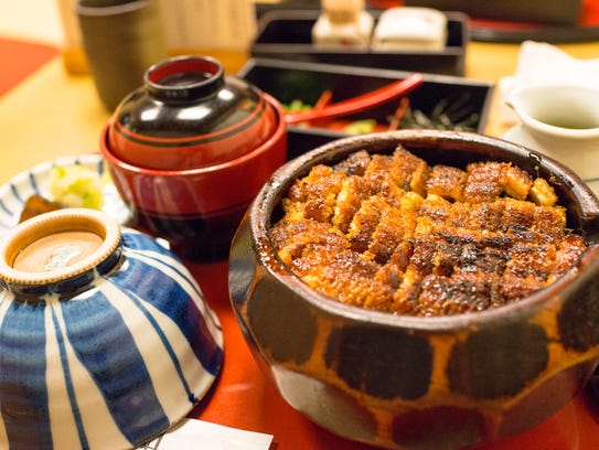 Japanese grilled eel.