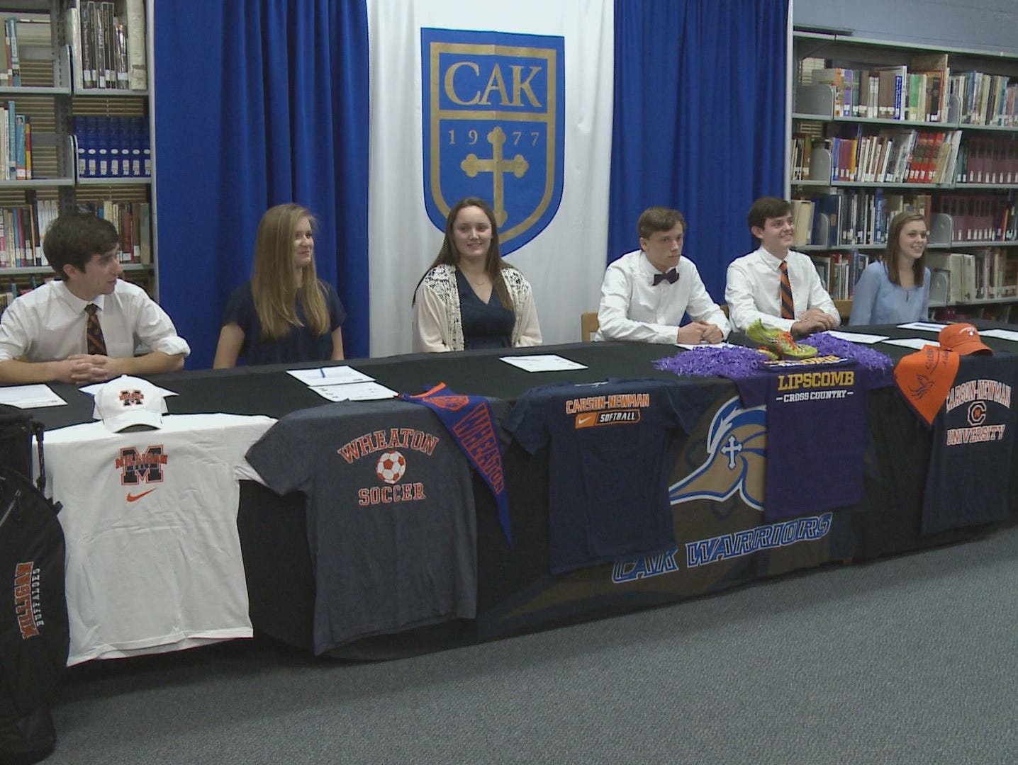 Students participate in National Signing Day at CAK