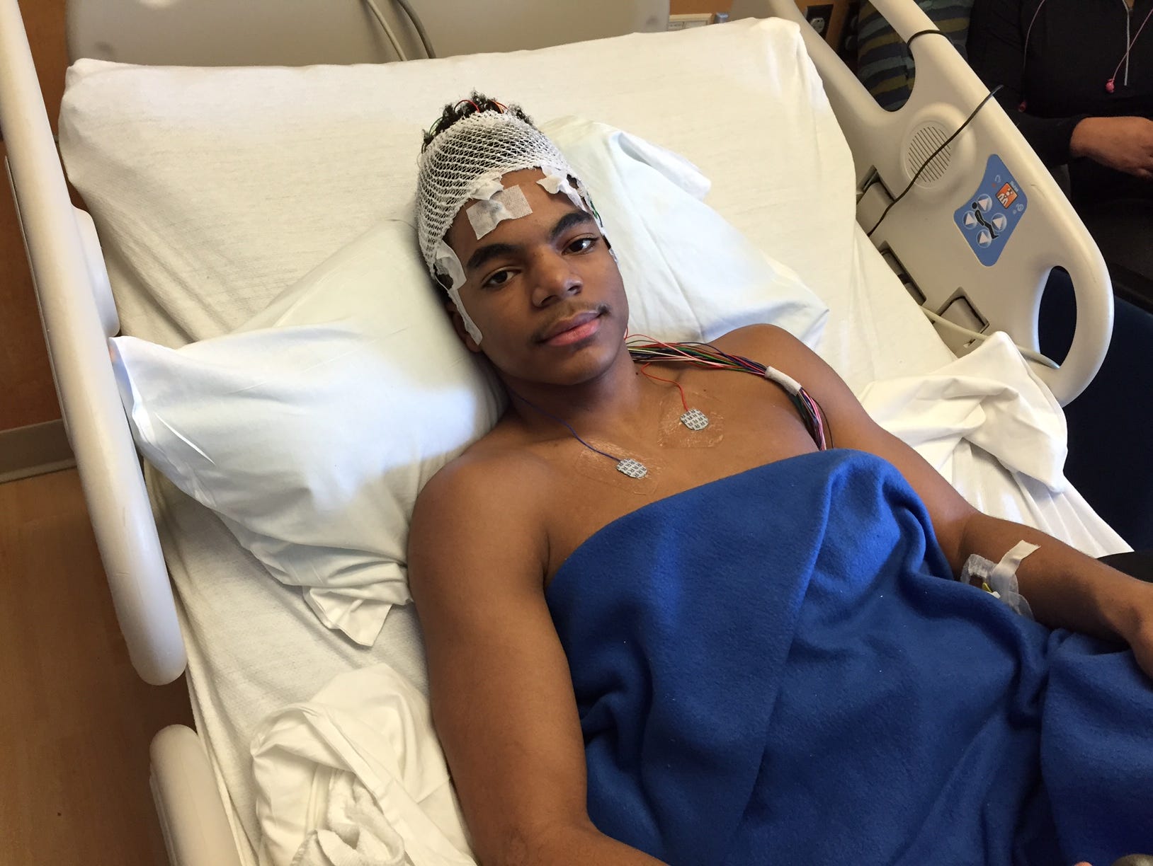 Cathedral's James Franklin spent five days in Riley Hospital for Children to pinpoint the issue with his seizures.