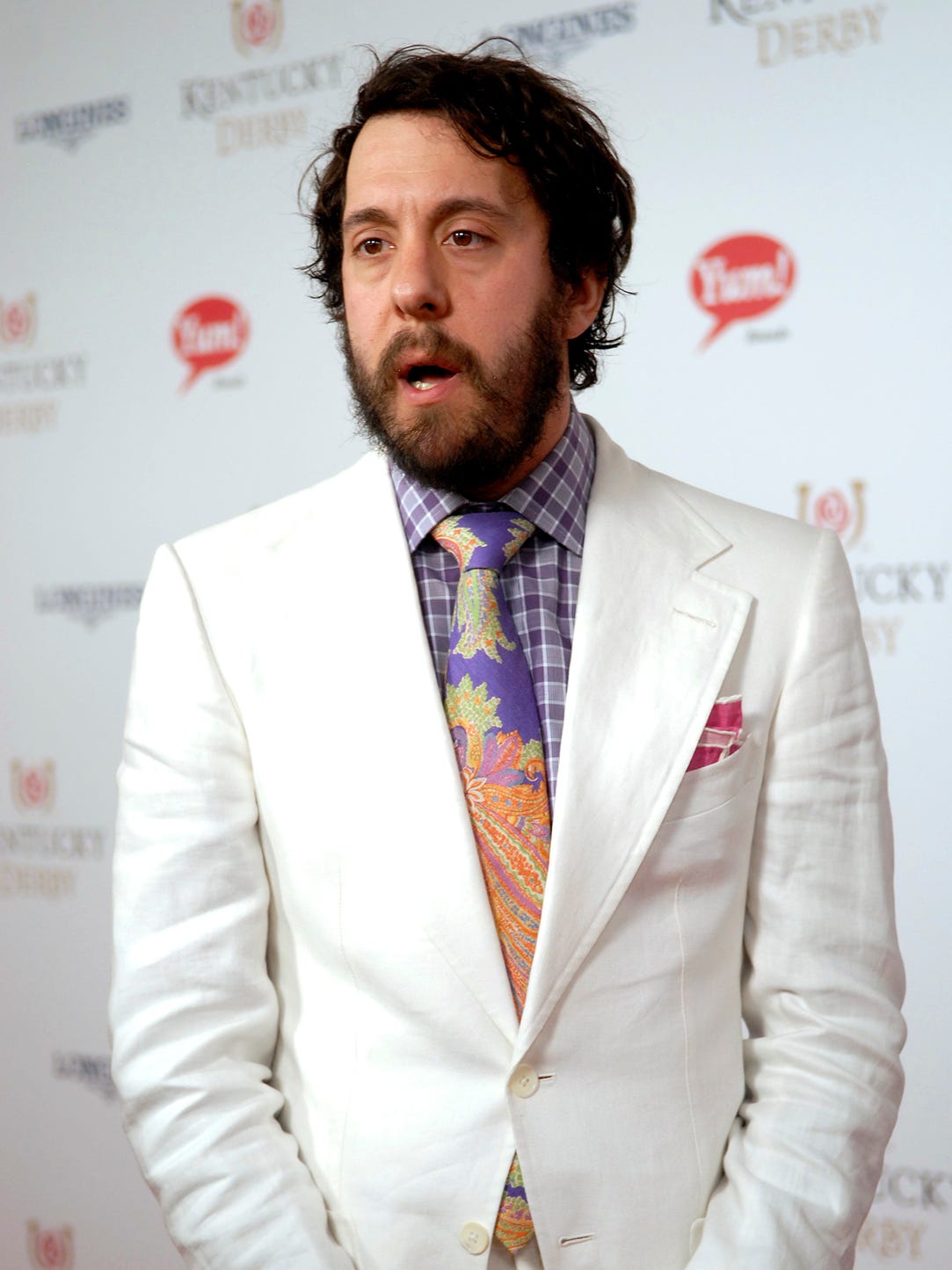 Two Broke Chicks Actor Jonathan Kite poses for a photo on the Derby Red Carpet.  May 03, 2014