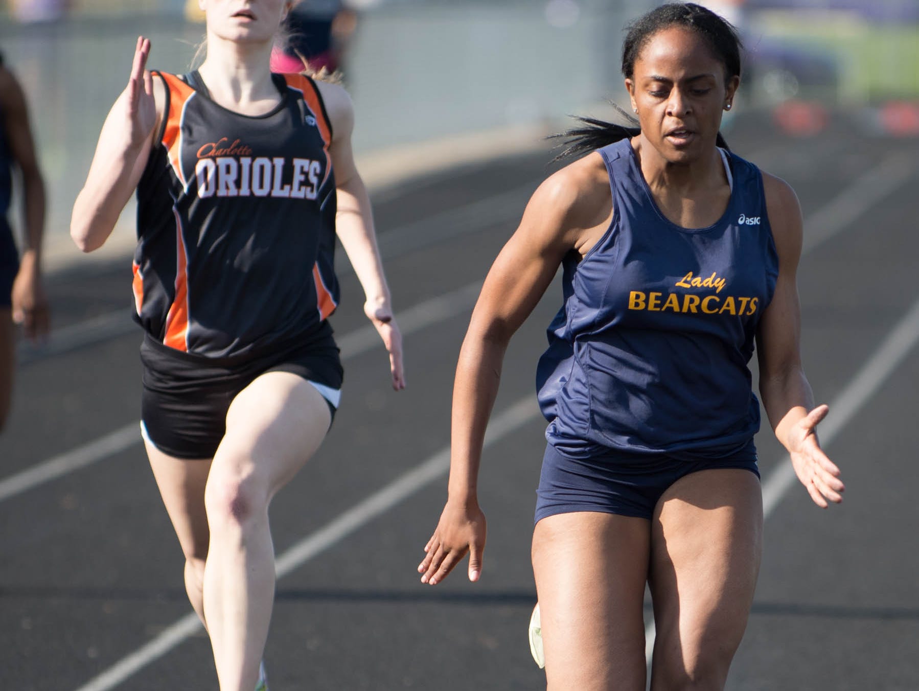 Battle Creek Central's Ayrianna Smith has the area’s top time in the 200 dash this season at 26.58 seconds.