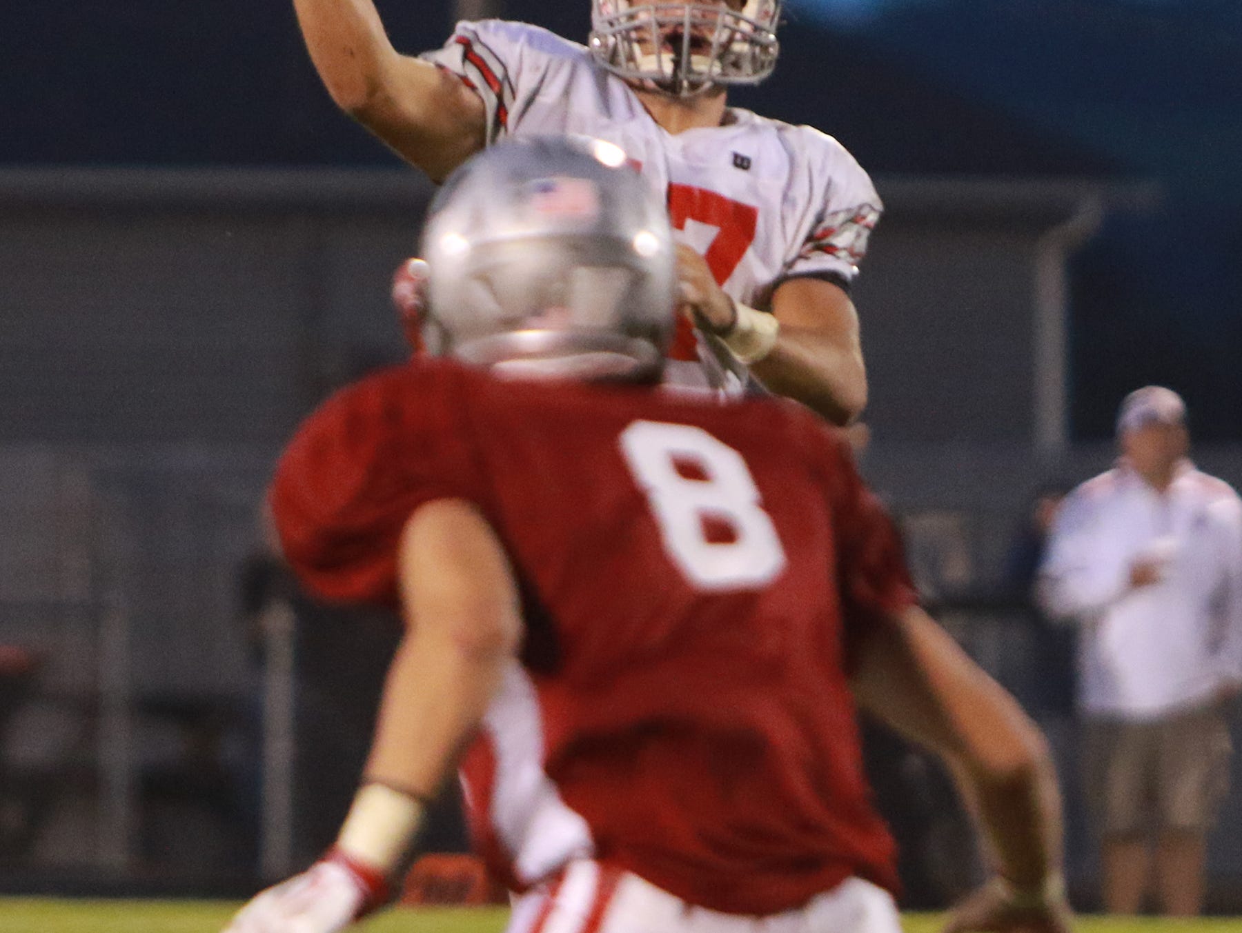 Fredericktown quarterback Dillon Smith has thrown and passed for over 1,000 yards this season.