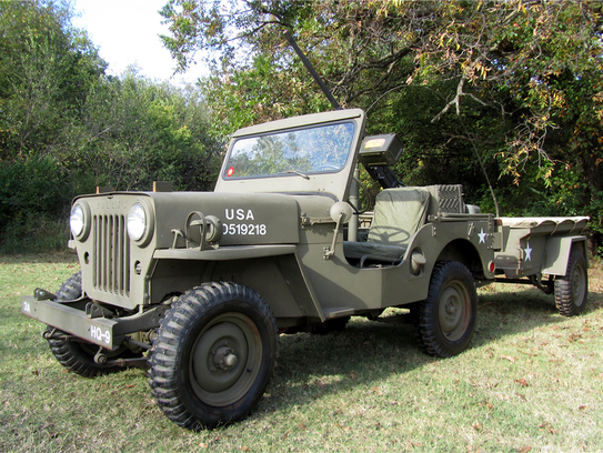 This 1952 Willys jeep was formerly used in a museum