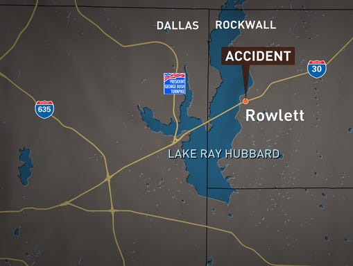A serious accident shut down Interstate 30 in Rowlett
