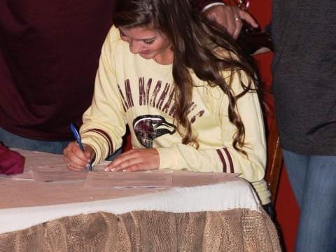 Holland Ponthieux will be the first Ouachita Parish player to join the sand volleyball program at ULM.