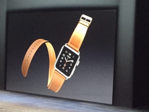Apple is partnering with Hermes on watches.