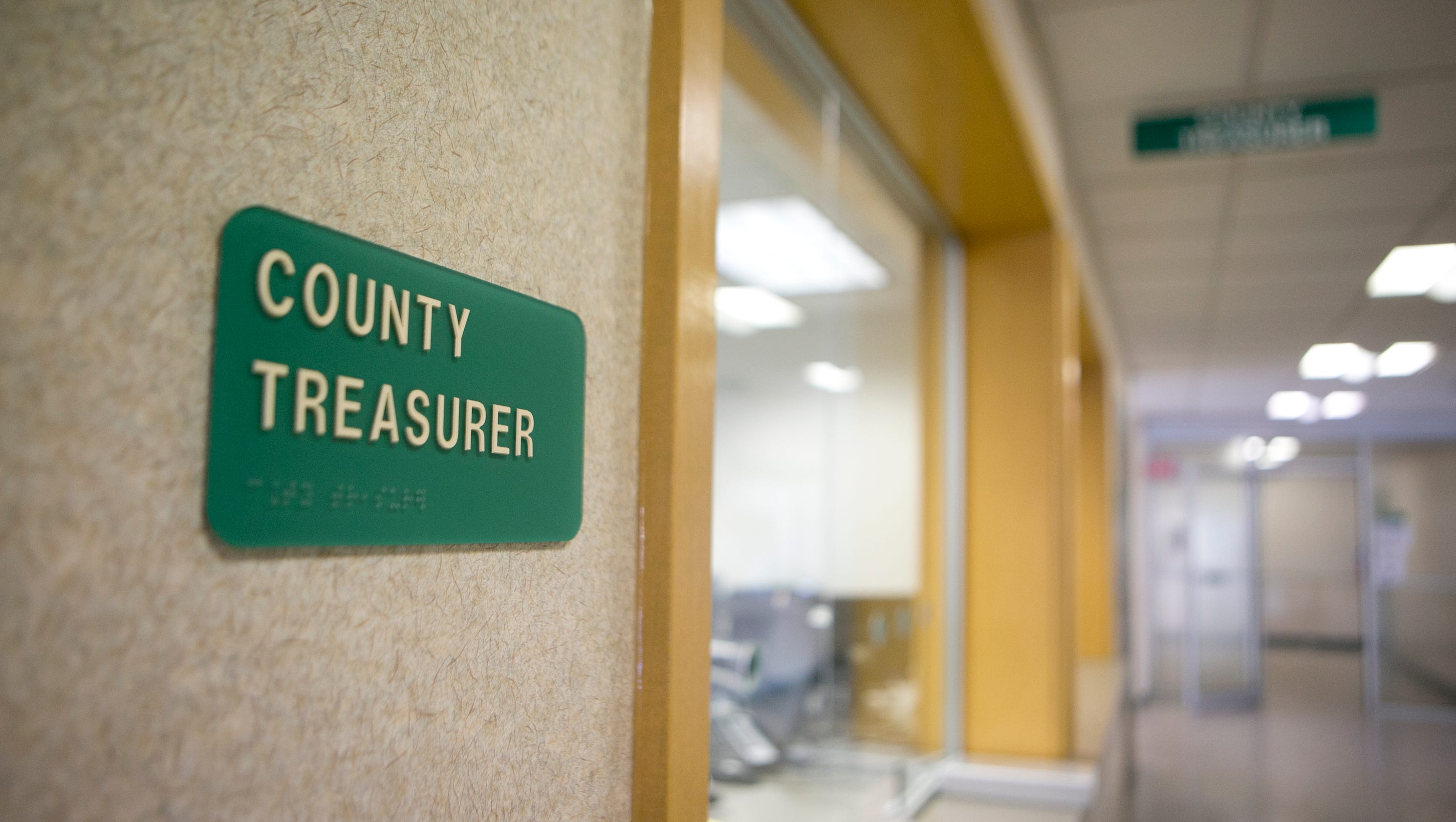 Lawyer reviewing treasurer's office
