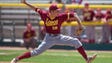 Rocky Mountain High School pitcher Rian Olson delivers