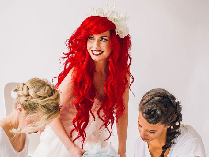 Fake The Little Mermaid Wedding