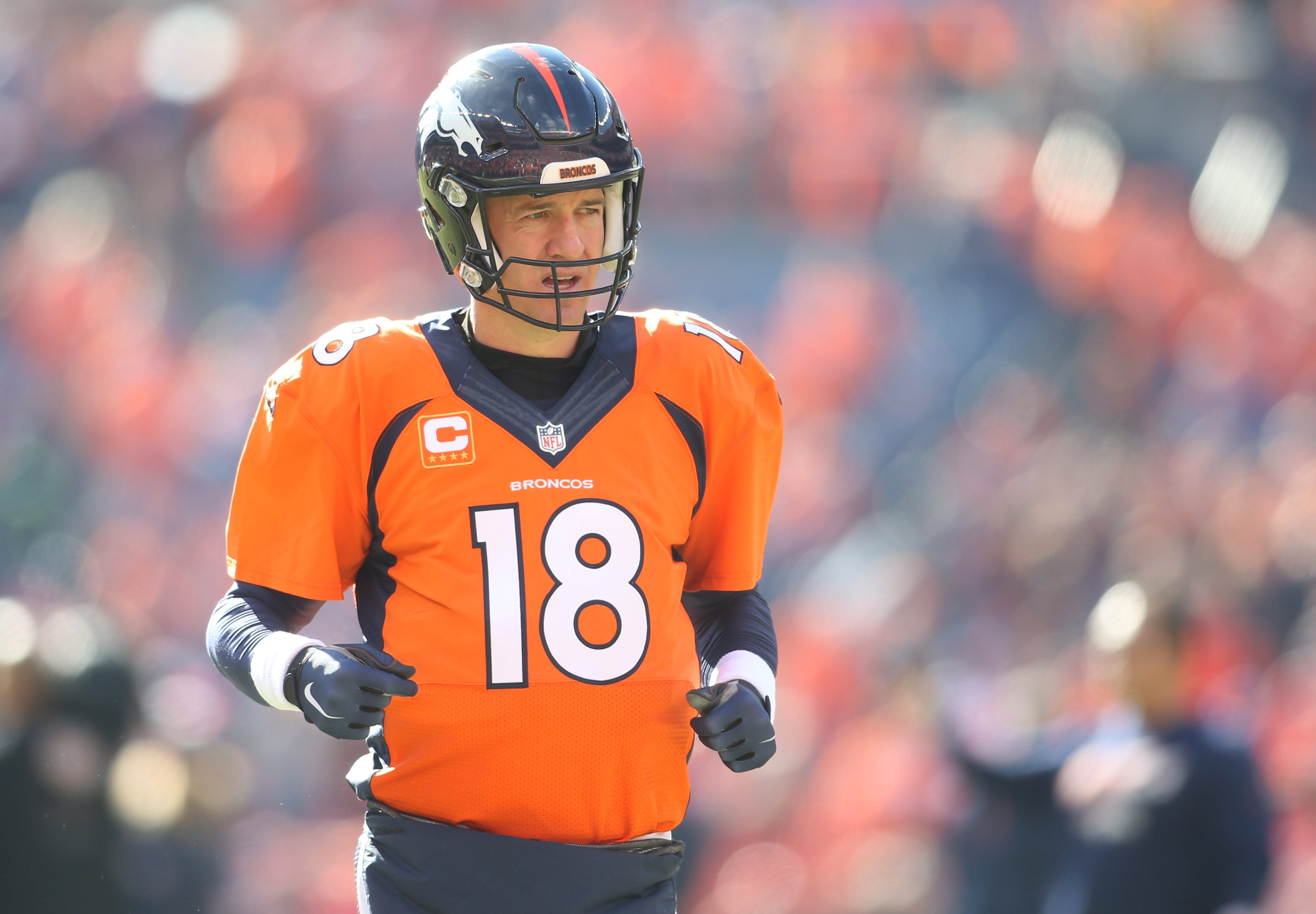 Peyton manning elite super store bowl jersey