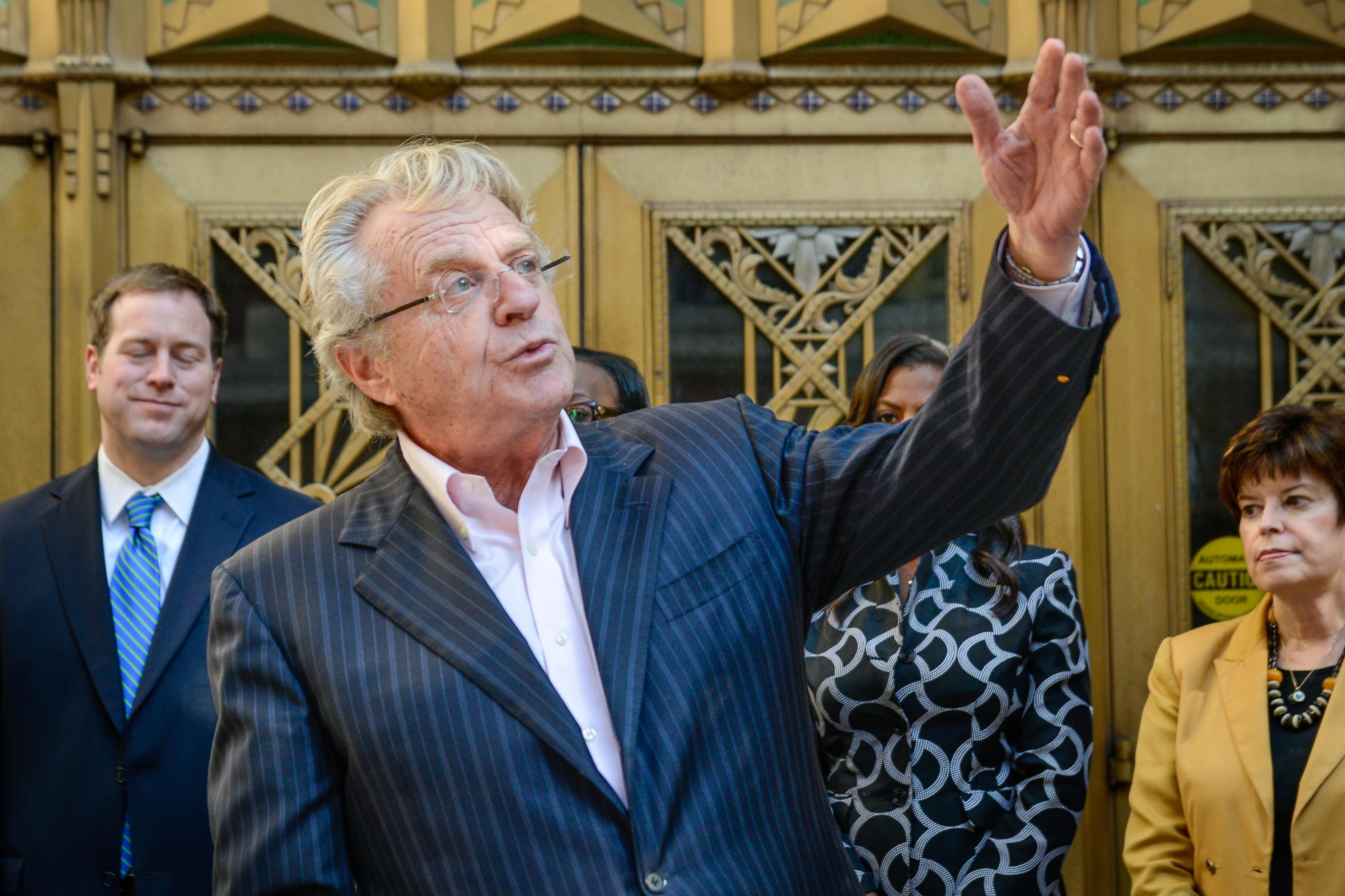 PX: Is Jerry Springer now planning to run for Congress in Ohio?
