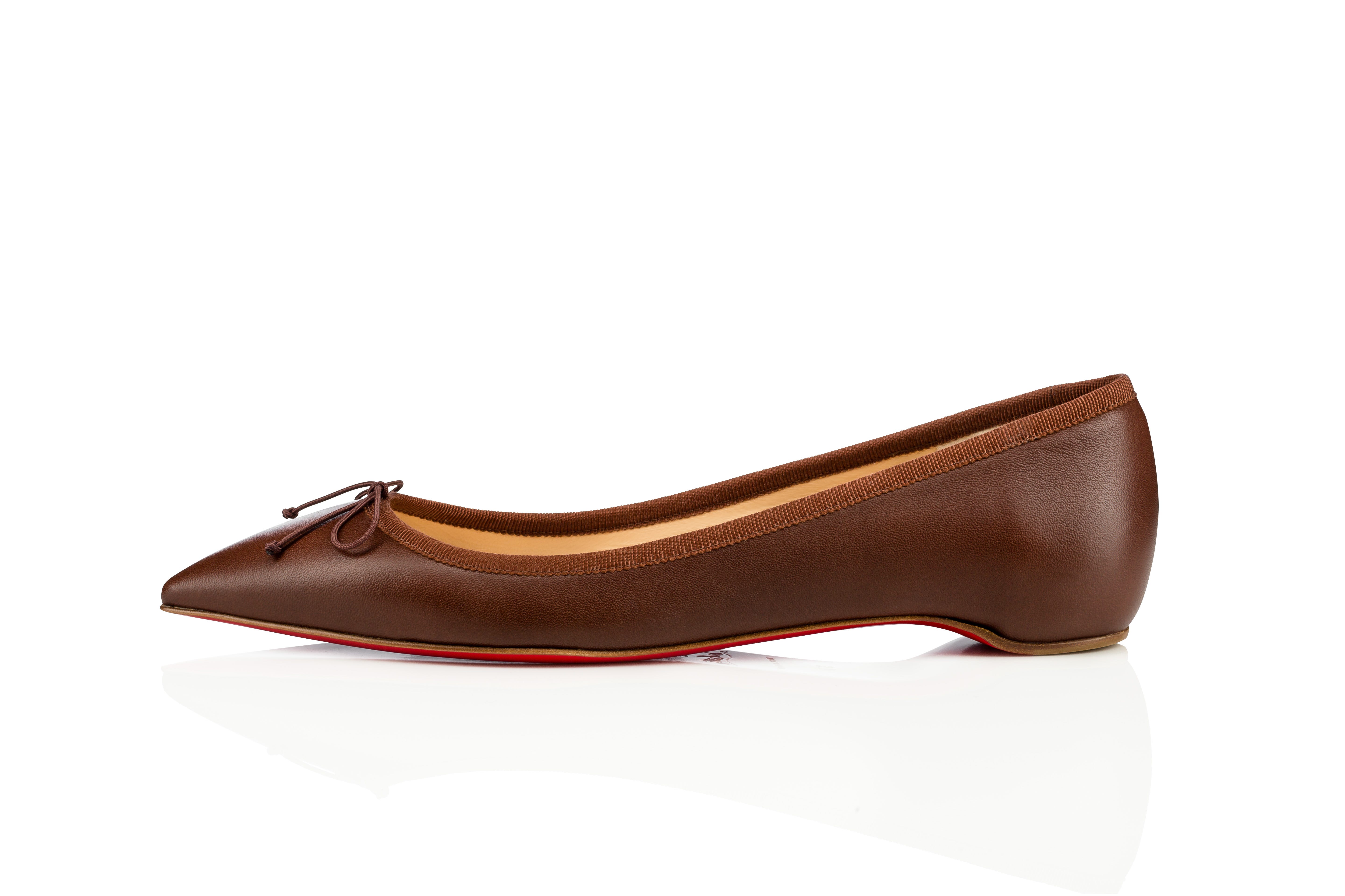 louboutin nude flat