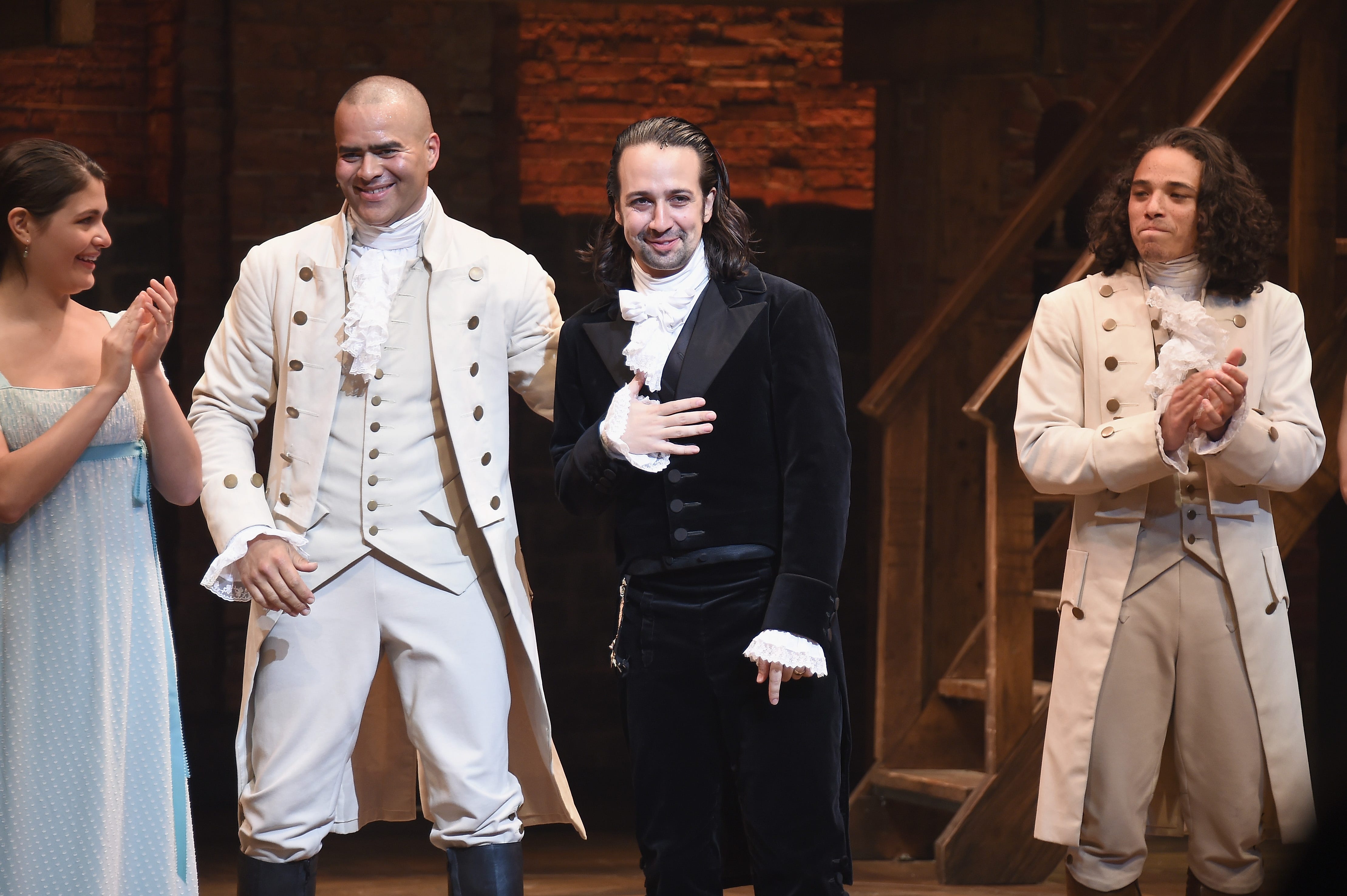 Lin Manuel Miranda says goodbye to Hamilton to the tune of The