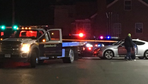 2 shot at apartments, drive to gas station for help