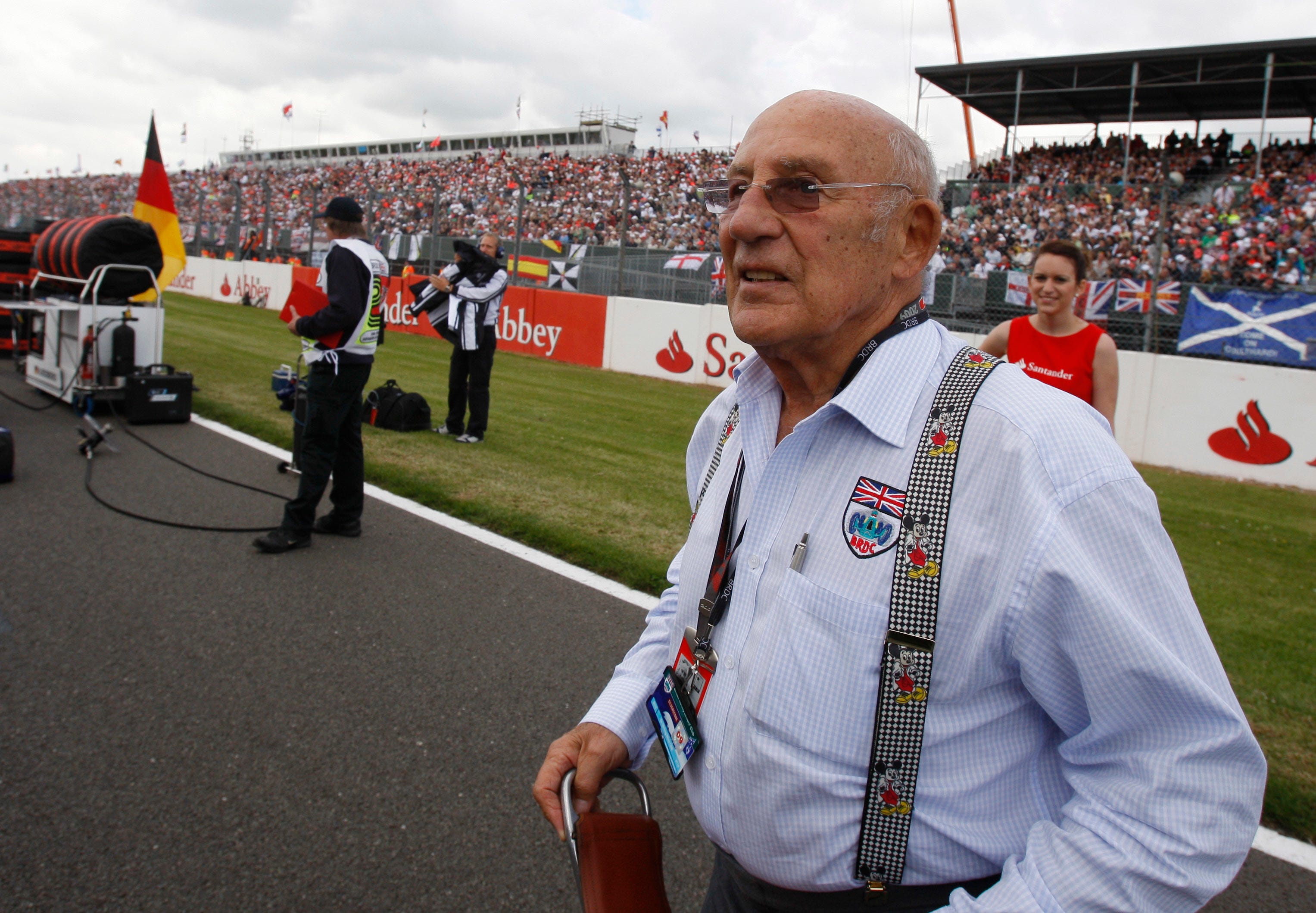 F1 great Stirling Moss, 87, in hospital with chest infection