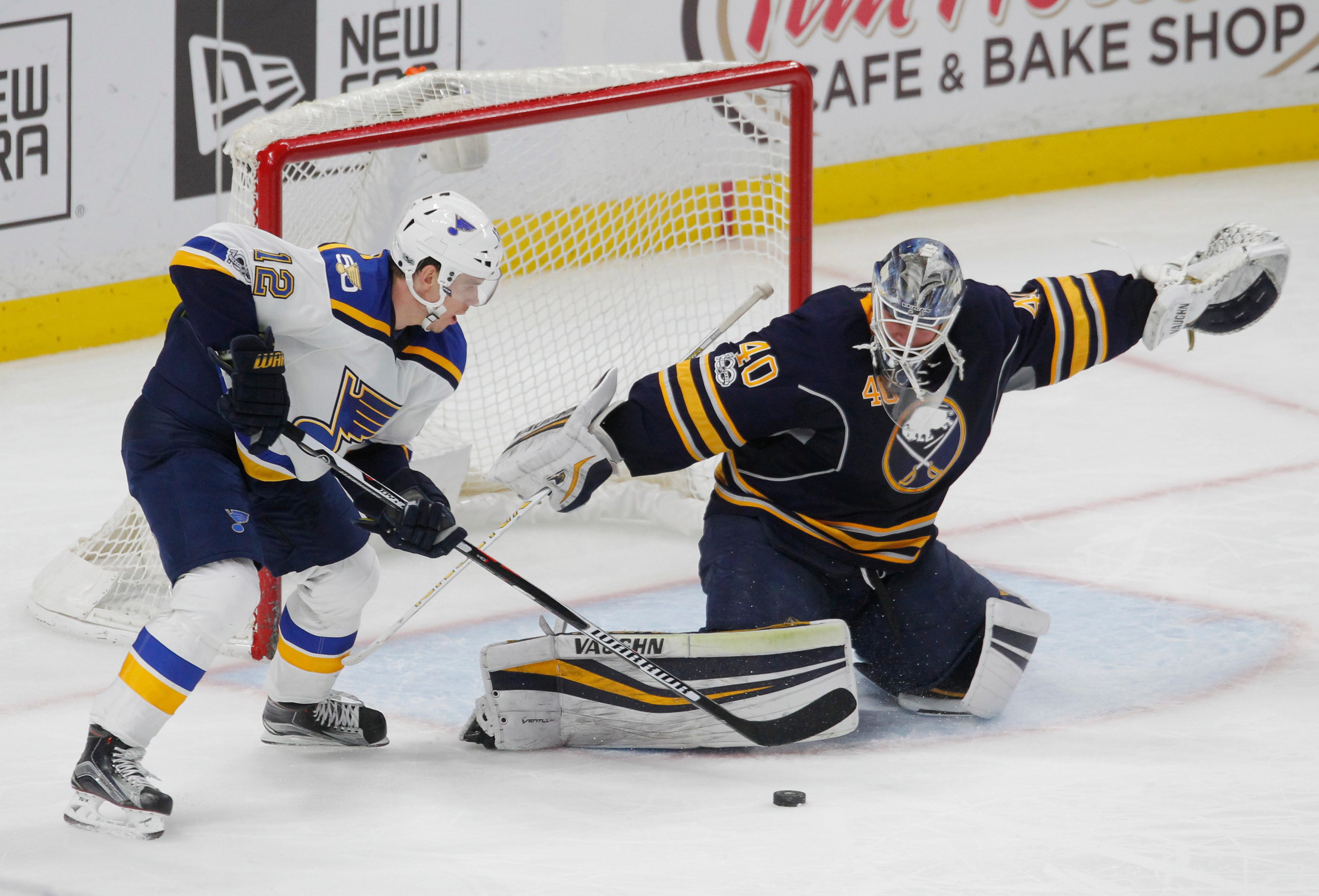 Sabres snap Blues' 6-game winning  streak with 3-2 win