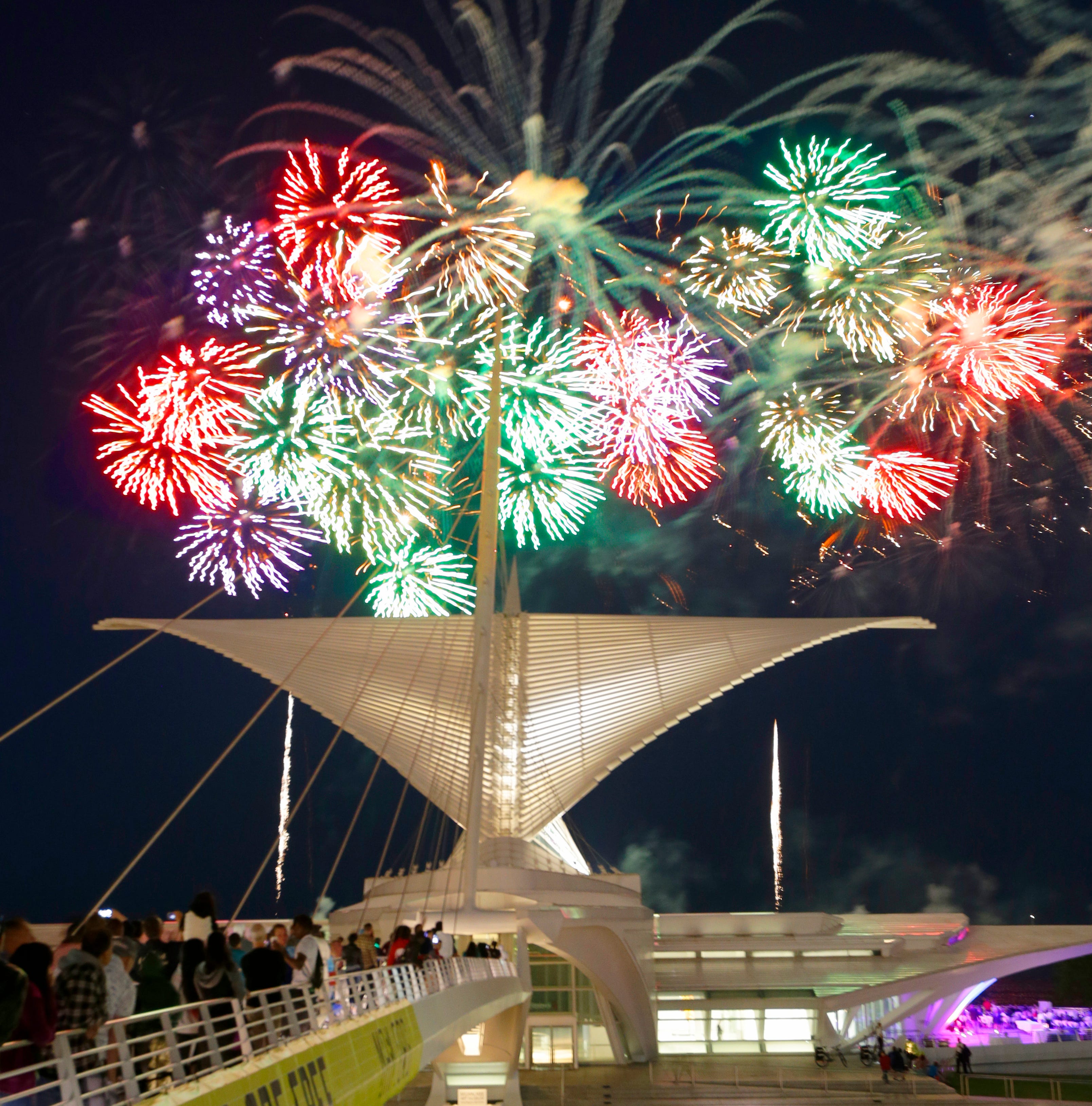 4th of july fireworks near milwaukee