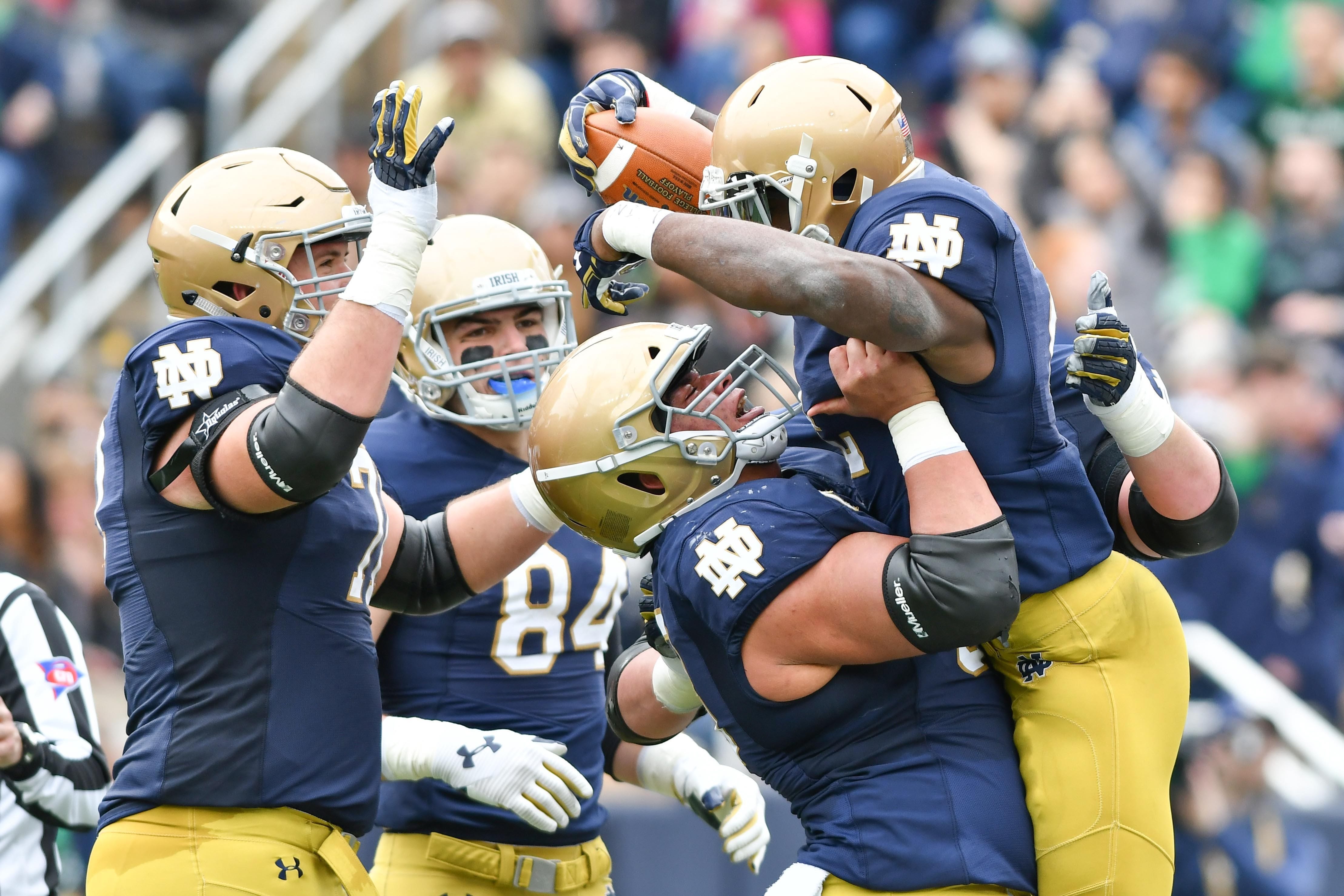 Notre Dame Depth Chart 2017