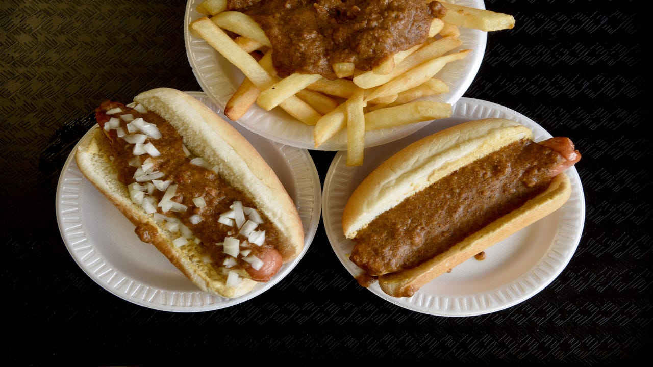 Our chili dogs are the best! Stop by The Hot Dog King's Carts in front, NYC Street Food