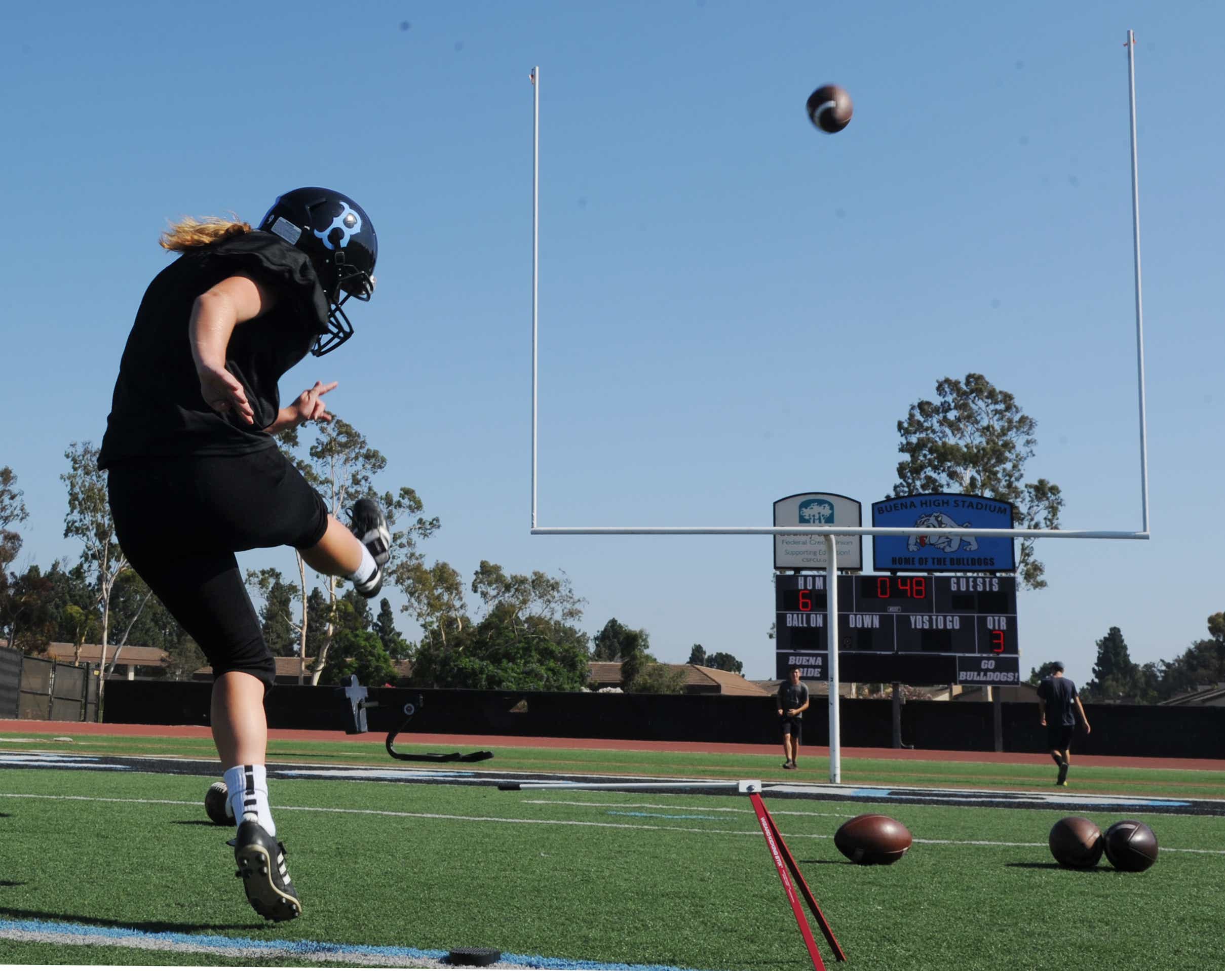 Female Kickers Step Forward For The Camarillo Buena Football Programs