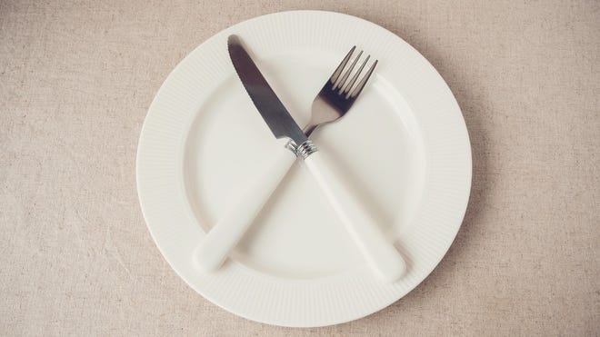 Intermittent fasting Eating just one meal a day; restricting calorie intake (typically to 500 calories for women, 600 for men) for two or three days a week; or following eating patterns like 16:8 (eating only within one eight-hour period, with no other food allowed) -- all are examples of intermittent fasting, believed to help practitioners lose weight, lower the risk of type 2 diabetes, and even help prevent cancer. Celebrities who have tried it, apparently successfully, include Chris Pratt, Jennifer Aniston, Moby, Halle Berry, Jimmy Kimmel, and Kourtney Kardashian. ALSO READ: The 15 Most Popular Food Orders in America