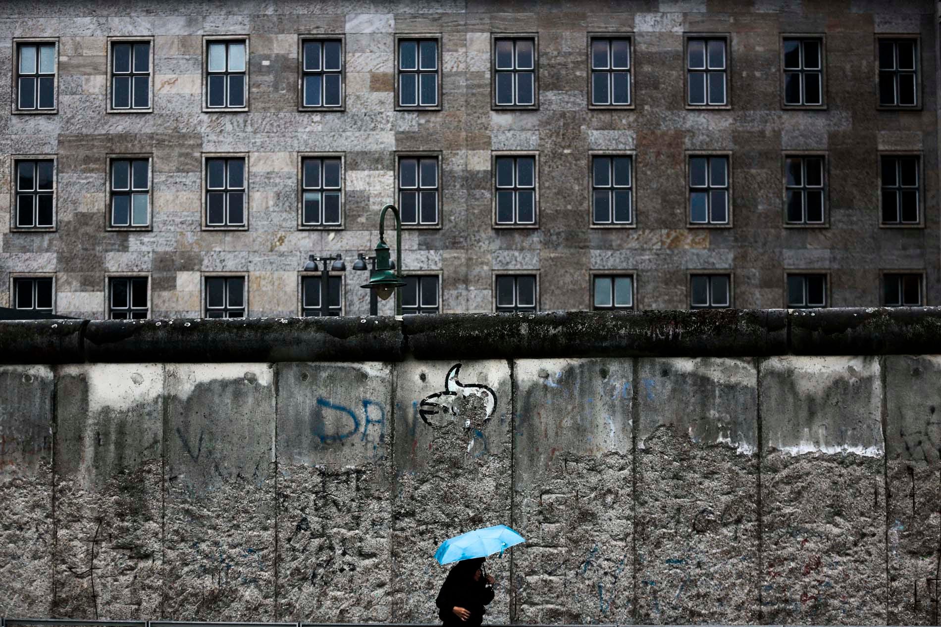 25 Years after the fall of the Berlin Wall Before and after photos