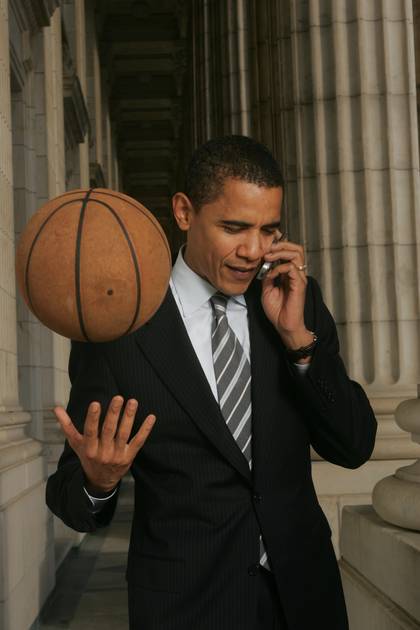 Image result for basketball barack obama