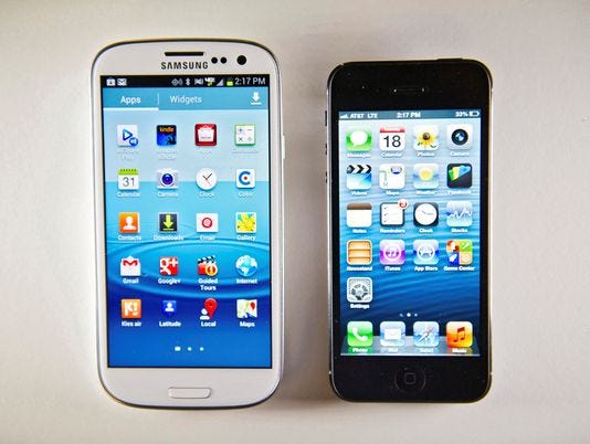 iPhone Galaxy S III