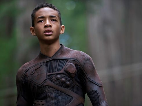 Jaden Smith doesn't have much to say in  'After Earth.'