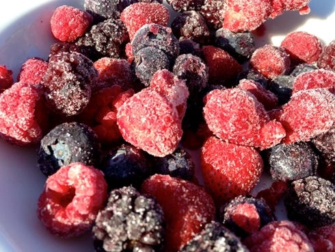 Frozen berries