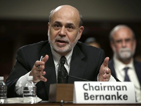 Federal Reserve Board Chairman Ben Bernanke.