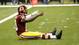Robert Griffin III brings "Griffining" into the public lexicon with this pose following a touchdown throw in his Week 1 debut against New Orleans.