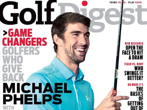 Michael Phelps Lands on the Cover of Golf Digest