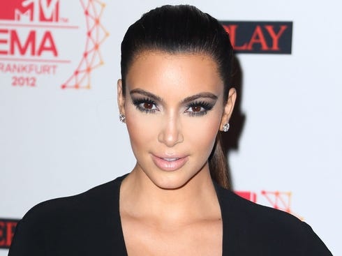  Kardashian  on Kim Kardashian Attends The Mtv Ema S 2012 At Festhalle Frankfurt On