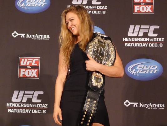 Rousey Carmouche Fight Highlights