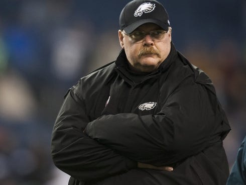 Andy Reid on Andy Reid  Shown Here With The Philadelphia Eagles  Has Finished