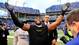 Lewis salutes the Baltimore fans after the Ravens defeated the Colts in his final home game.