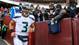 Seattle Seahawks quarterback Russell Wilson (3) runs out on the field before the NFC Wild Card playoff game against the Washington Redskins at FedEx Field.