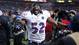 Ravens linebacker Ray Lewis (52) celebrates after the AFC divisional playoff game against the Broncos at Sports Authority Field.  The Ravens won 38-35 in double overtime.