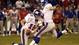 Thanks to a botched snap by snapper Trey Junkin, Giants kicker Matt Bryant couldn't attempt a winning field goal kick against the 49ers in a 2002 NFC wild card game. Instead, place holder Matt Allen (12) took the ball and heaved a prayer unsuccessfully down field in the final seconds, as San Francisco held on for a 39-38 comeback win.