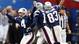The Patriots, huge underdogs heading into Super Bowl XXXVI, completed a stunning upset of the Rams after Adam Vinatieri hit a game-winning 48-yard field goal as time expired to give New England a 20-17 win.