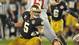 Notre Dame's Manti Te'o reacts in action during the second half of the 2013 BCS Championship game against Alabama.