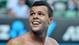 Jo-Wilfried Tsonga, of course, sheds his shirt after shedding Richard Gasquet.