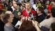 San Francisco 49ers quarterback Alex Smith is interviewed during media day in preparation for Super Bowl XLVII against the Baltimore Ravens at the Mercedes-Benz Superdome.