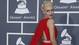 Kaya Jones arrives at the 2013 Grammy Awards.